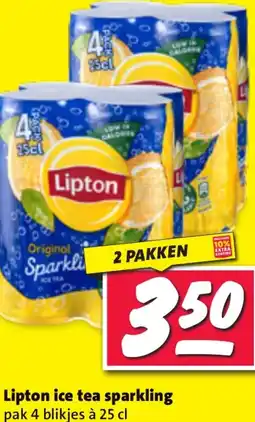 Nettorama Lipton ice tea sparkling aanbieding