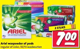 Nettorama Ariel waspoeder of pods aanbieding
