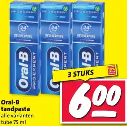 Nettorama Oral-B tandpasta aanbieding