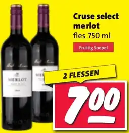 Nettorama Cruse select merlot aanbieding