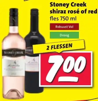 Nettorama Stoney Creek shiraz rosé of red aanbieding