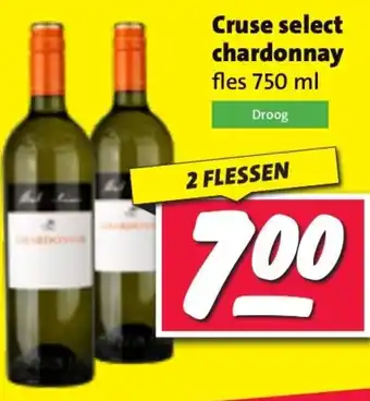 Nettorama Cruse select chardonnay aanbieding