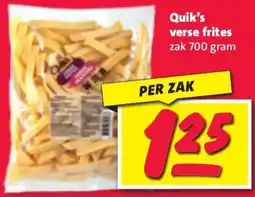 Nettorama Quik's verse frites aanbieding