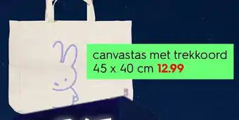 HEMA Canvastas met trekkoord aanbieding