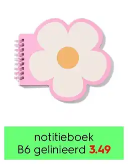 HEMA Notitieboek B6 gelinieerd aanbieding