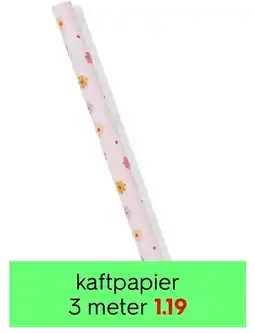 HEMA Kaftpapier 3 meter aanbieding