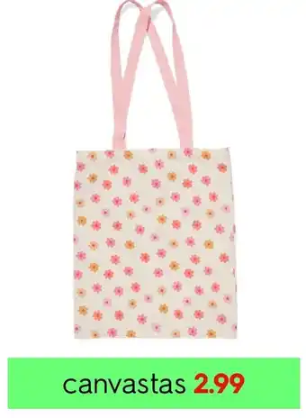HEMA Canvastas aanbieding