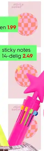 HEMA Sticky notes aanbieding