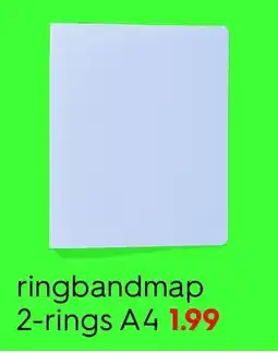 HEMA Ringbandmap 2-rings A4 aanbieding