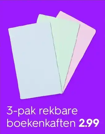 HEMA 3-pak rekbare boekenkaften aanbieding