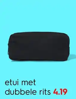HEMA Etui met dubbele rits aanbieding