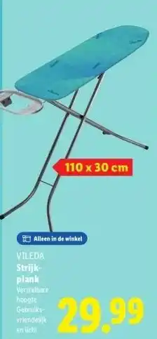 Lidl Strijk-plank aanbieding