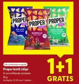 Lidl Proper lentil chips aanbieding
