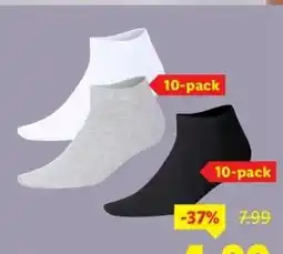 Lidl 10 paar damessneakersokken aanbieding