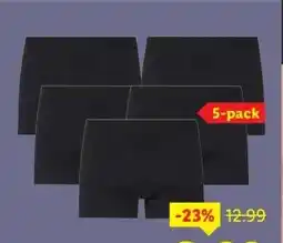 Lidl 5 herenboxers aanbieding