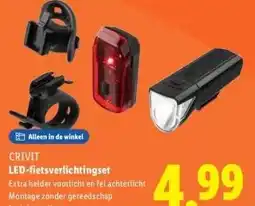 Lidl LED-fietsverlichtingset aanbieding