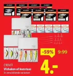 Lidl Vishaken of kunstaas aanbieding