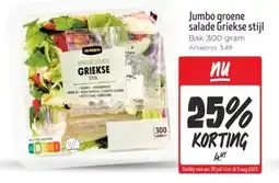 Jumbo Jumbo groene salade aanbieding