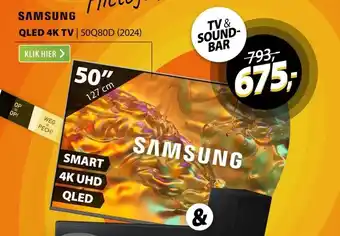Expert Samsung QLED 4K 50Q80D (2024) aanbieding