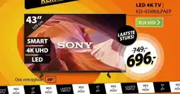 Expert Sony KD-43X80LPAEP aanbieding