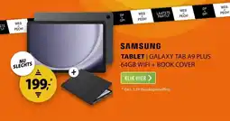 Expert Samsung Galaxy Tab A9 Plus 11 inch 64GB Wifi + Book Cover Grijs aanbieding
