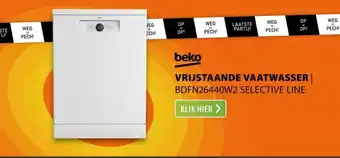Expert Beko BDFN26440W2 Selective Line aanbieding