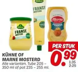 Dekamarkt KÜHNE OF MARNE MOSTERD aanbieding