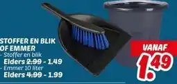 Dekamarkt STOFFER EN BLIK OF EMMER aanbieding