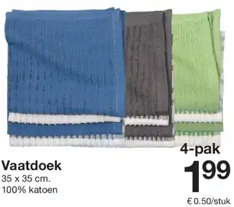 Zeeman Vaatdoek aanbieding