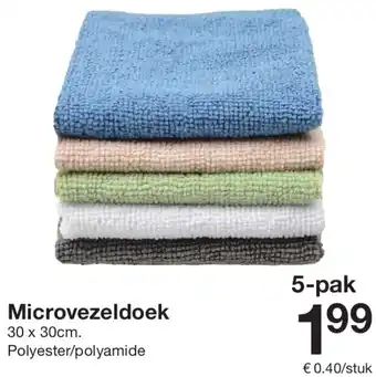 Zeeman Microvezeldoek aanbieding