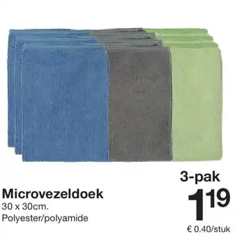 Zeeman Microvezeldoek aanbieding