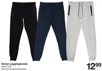 Zeeman Heren joggingbroek aanbieding