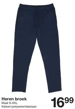 Zeeman Heren broek aanbieding