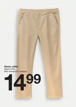 Zeeman Heren chino aanbieding