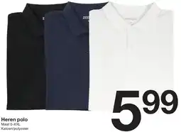 Zeeman Heren polo aanbieding