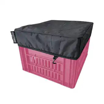 ANWB DS COVERS CRATE outdoor fietskrathoes M Zwart aanbieding