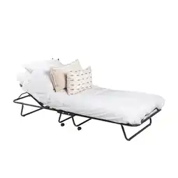 ANWB Troonz Campingbed Napoli 90 x 200 cm Zwart aanbieding