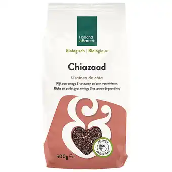 Holland & Barrett Holland & Barrett Biologisch Chiazaad - 500g aanbieding