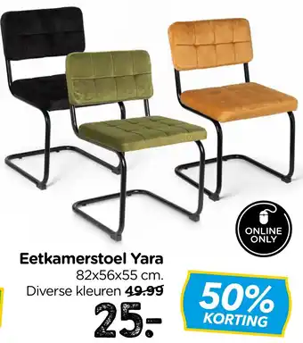 Xenos Eetkamerstoel Yara aanbieding