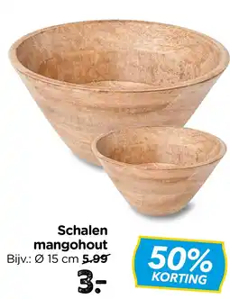 Xenos Schalen mangohout aanbieding