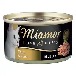 Zooplus Miamor Fijne Filets 6 x 100 g Kattenvoer - Tonijn & Kaas aanbieding