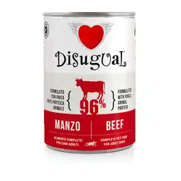 Zooplus 12x400g Disugual Adult Rund natvoer voor honden aanbieding