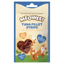 Zooplus Voordeelpak: 3x35g Meowee! Tonijnfiletreepjes kattensnacks aanbieding