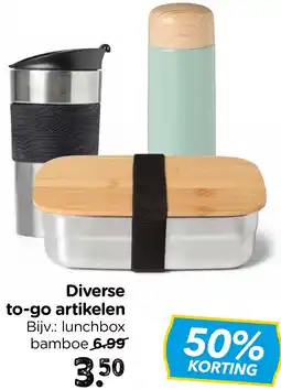 Xenos Diverse to-go artikelen aanbieding
