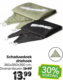 Xenos Schaduwdoek driehoek aanbieding