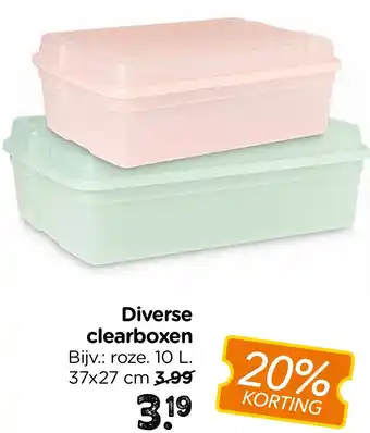 Xenos Diverse clearboxen aanbieding