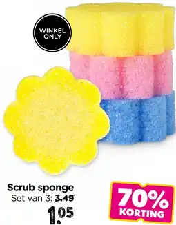 Xenos Scrub sponge aanbieding