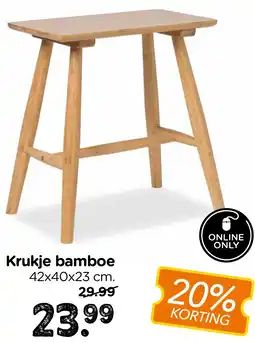Xenos Krukje bamboe aanbieding