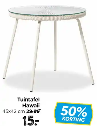 Xenos Tuintafel Hawaii aanbieding