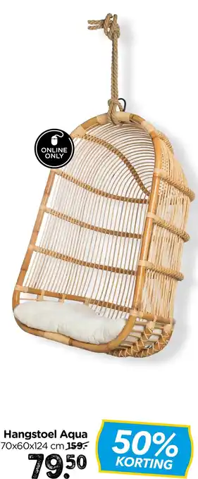Xenos Hangstoel Aqua aanbieding